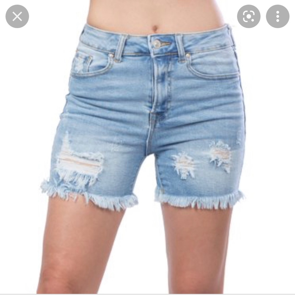 Tinseltown Jean High Rise Jean Shorts